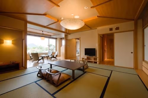 Deluxe Room with Tatami Area with Open-Air Bath