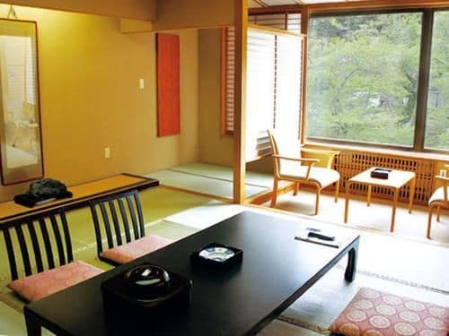 Japanese-Style Room with Mountain View and Dining Room Dinner