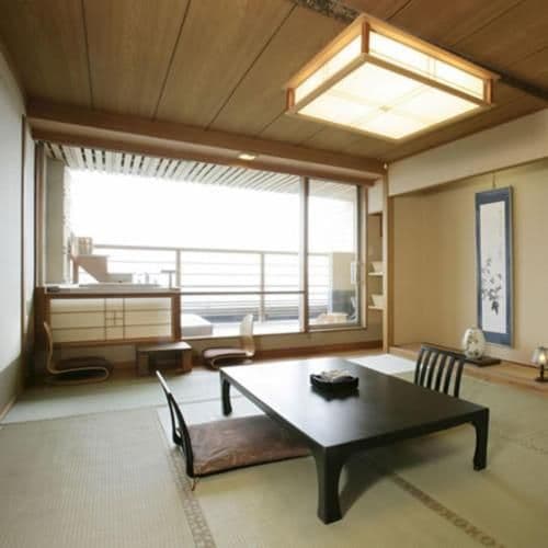 Japanese-Style Room with Night View and Dining Room Dinner