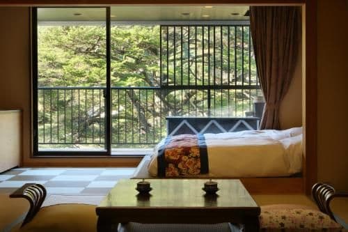 Deluxe Twin Room with Tatami Area and Open-Air Bath