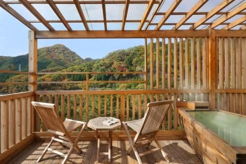 Deluxe Twin Room with Tatami Area and Open-Air Bath
