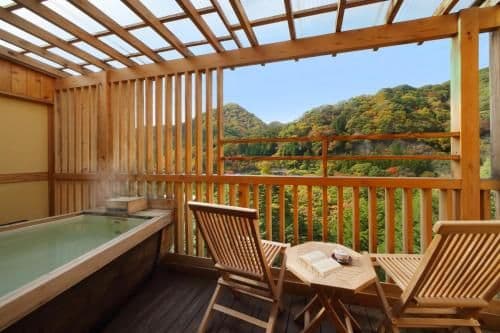 Deluxe Twin Room with Tatami Area and Open-Air Bath