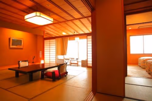 Japanese-Style Room with Tatami area and Ocean View