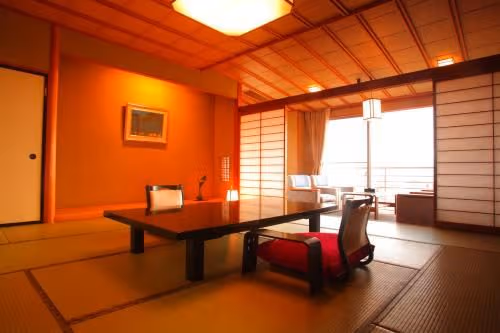 Japanese-Style Room with Tatami area and Ocean View