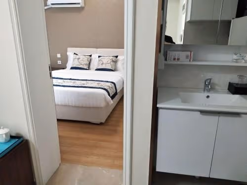 Family Room with Shared Bathroom
