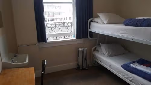Twin Bunk Room with Shared Bathroom