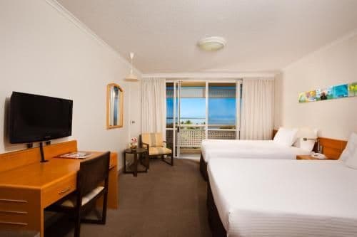 Double Room with Two Double Beds and Ocean View