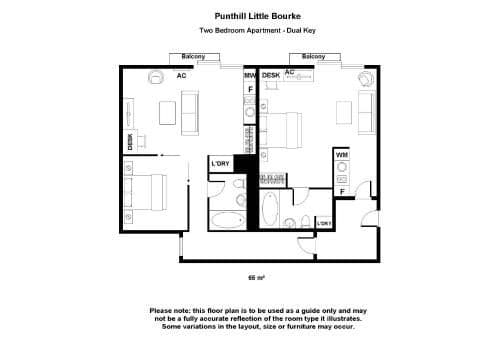 Two Bedroom Apartment - Dual Key