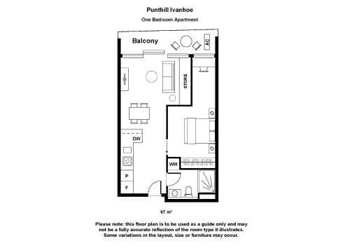 One Bedroom Apartment