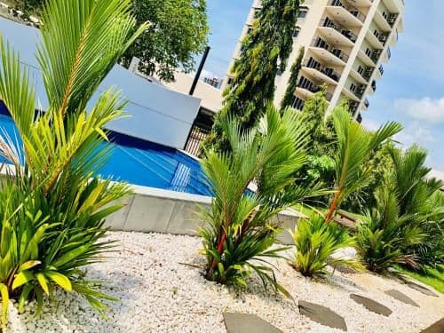 Studio with Pool View