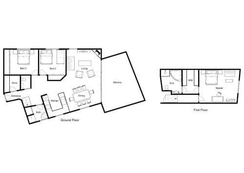 Three Bedroom Apartment – Peak 301