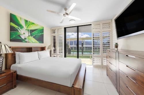 Three-Bedroom Apartment with Pool View