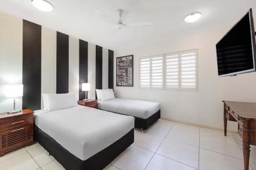 Three-Bedroom Apartment with Pool View