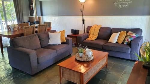 Family Room with Mountain View
