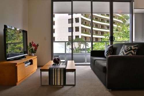 One-Bedroom Apartment with Garden View