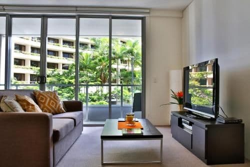 One-Bedroom Apartment with Garden View