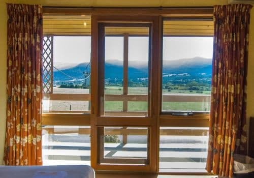 Family Room with Mountain View