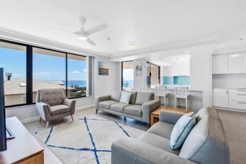 Three Bedroom Ocean Shipping Lane View
