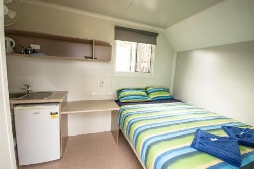 Compact Queen Van Room