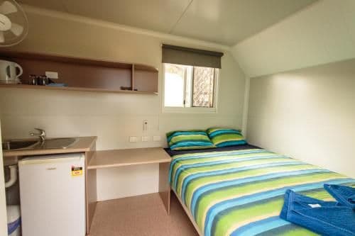 Compact Queen Van Room
