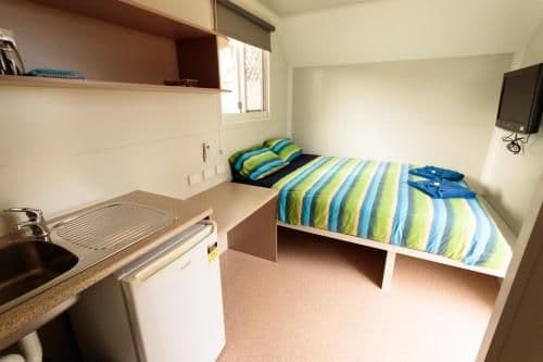 Compact Queen Van Room