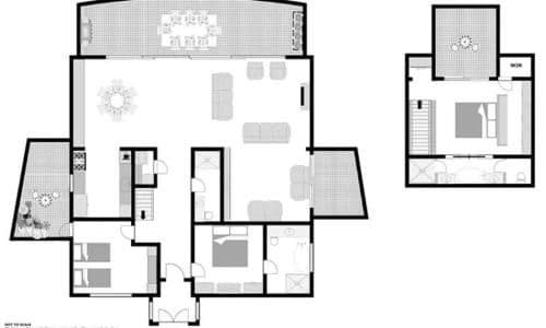 Luxury Three-Bedroom Penthouse Apartment 302