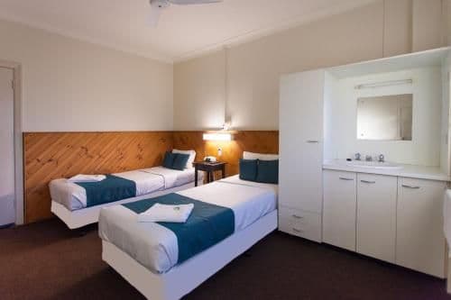Budget Double or Twin Room with Shared Bathroom (Can be noisy as located above Hotel Bar)