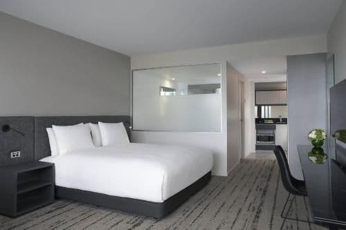 Courtyard River view Suite with 1 King, Sofa bed, Balcony