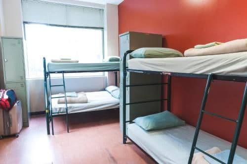 Bed in 6-Bed Mixed Dormitory Room with Shared Bathroom