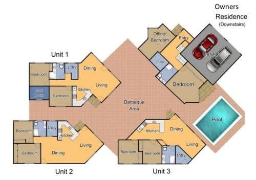 Two-Bedroom Townhouse