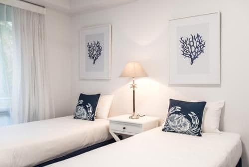 Deluxe Two-Bedroom Apartment with Garden View