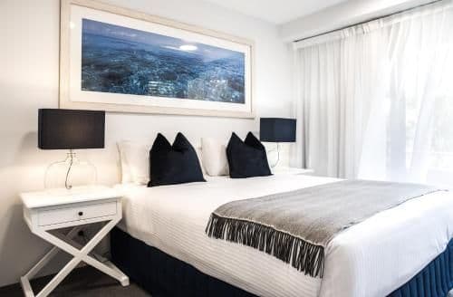 Deluxe Two-Bedroom Apartment with Garden View