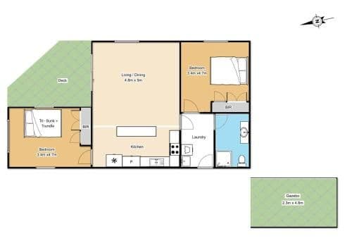Two-Bedroom House