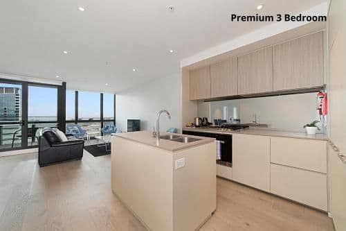 Premium 3 Bedroom Apartment with water views