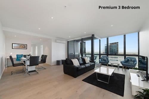 Premium 3 Bedroom Apartment with water views