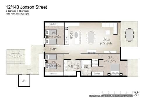 Three-Bedroom Loft Apartment - Butter Factory #12