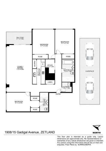 Three-Bedroom Apartment