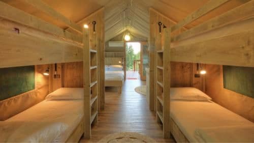 Family Glamping Tent - Safari (6 Guests)
