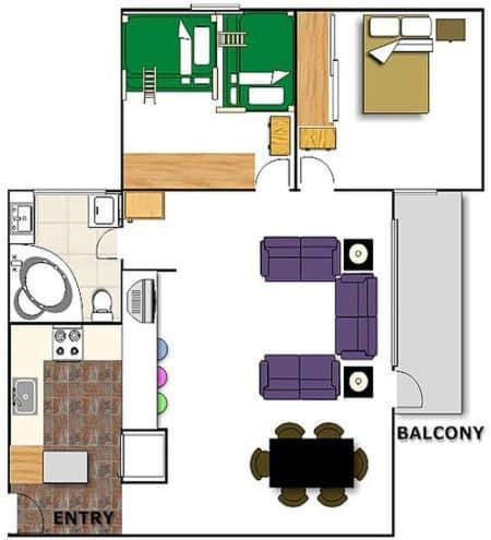 Two Bedroom Apartment 