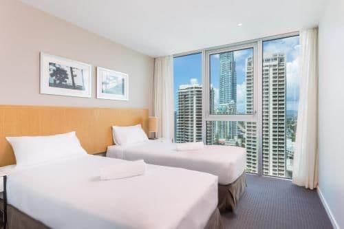 Two bedroom, two bathroom level 18 ocean view