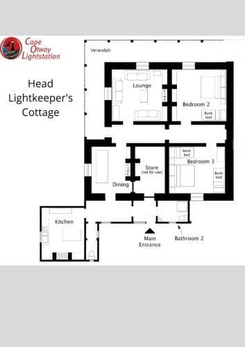 Two-Bedroom House Lightkeeper's Cottage