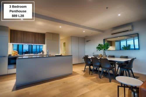 Three-Bedroom Two-Bathroom Penthouse Apartment