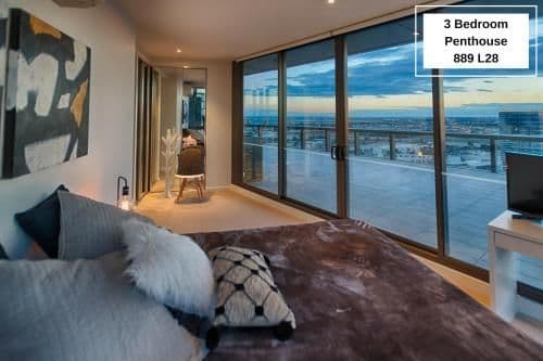 Three-Bedroom Two-Bathroom Penthouse Apartment