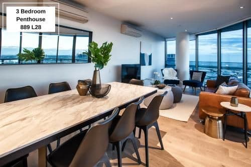 Three-Bedroom Two-Bathroom Penthouse Apartment