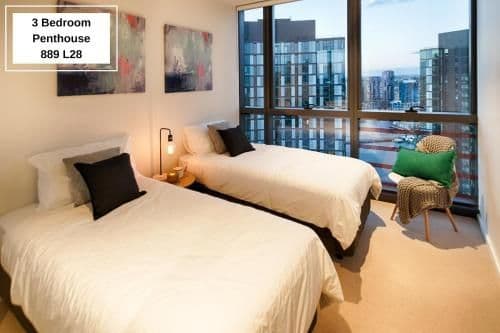 Three-Bedroom Two-Bathroom Penthouse Apartment