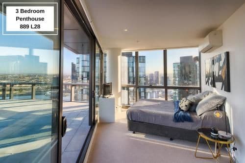 Three-Bedroom Two-Bathroom Penthouse Apartment