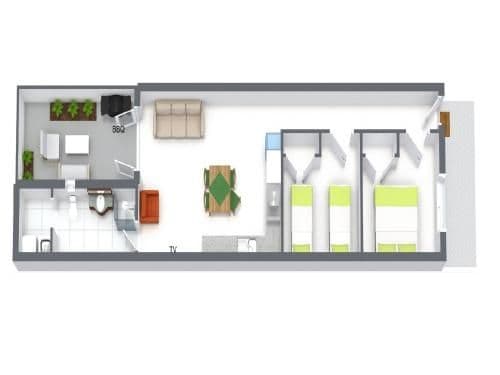 Two-Bedroom House