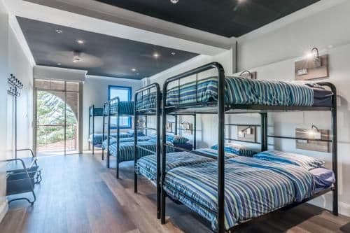 Bed in 12-Bed Mixed Dormitory Room with Shared Bathroom