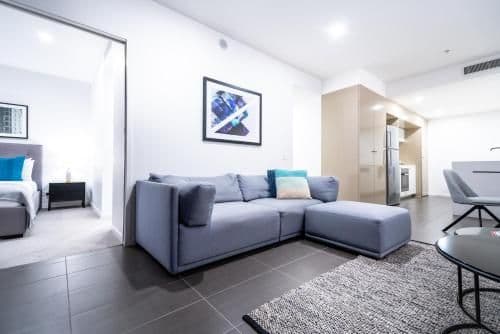 Two-Bedroom Apartment with Balcony and Mountain View