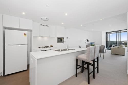 Two-Bedroom Two Bathroom Apartment with City View